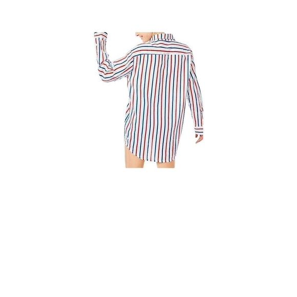 Addison Bay Women's XS Striped Preppy Dress Cover-Up Multicolor Summer - Picture 3 of 10